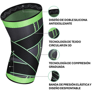 POWERKNEE 360° Rodillera de compresión deportiva