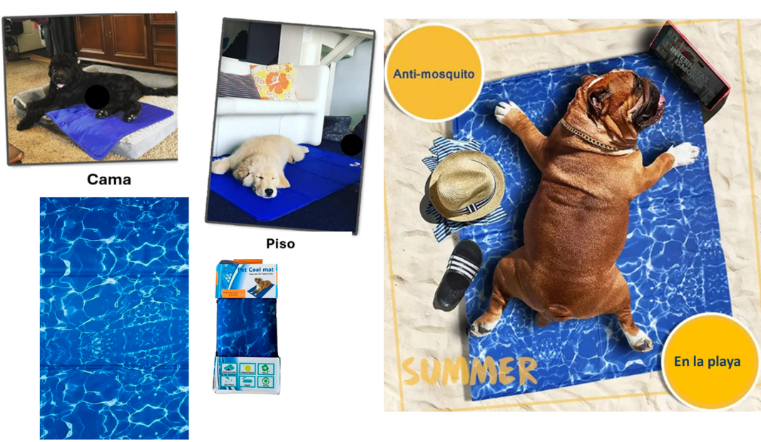 PET COOL MAT Manta refrigerante para mascotas